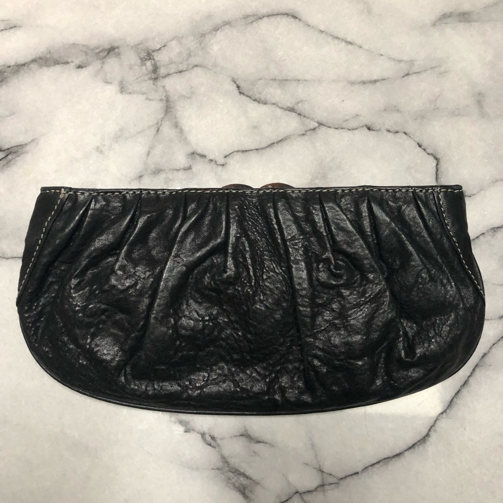 Juicy Couture Leather Chain Clutch With Pink Dust Bag - Picture 3 of 10